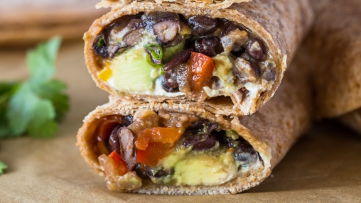 Black Bean Vegan Wraps