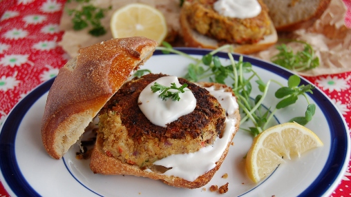 Crab Cakes with Sweet Balsamic Mayo